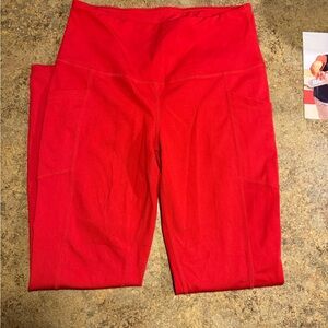 Yogalicious Lux Red Leggings